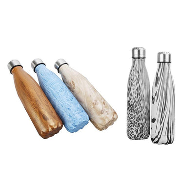 Fun Zen Design Stainless Steel Vacuum Insulated Water Bottle